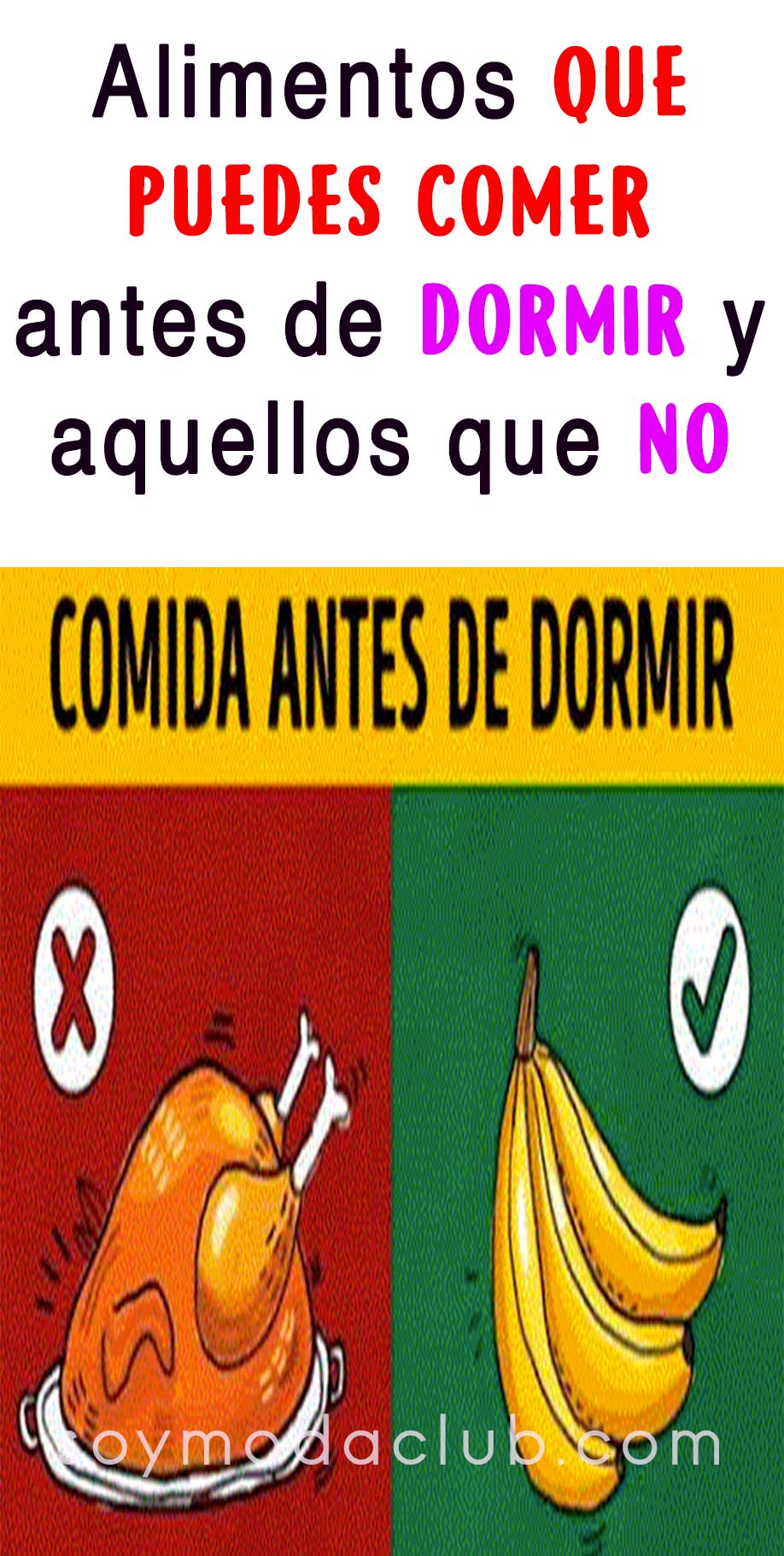 Diez alimentos que puedes comer antes de dormir y aquellos que no debes
