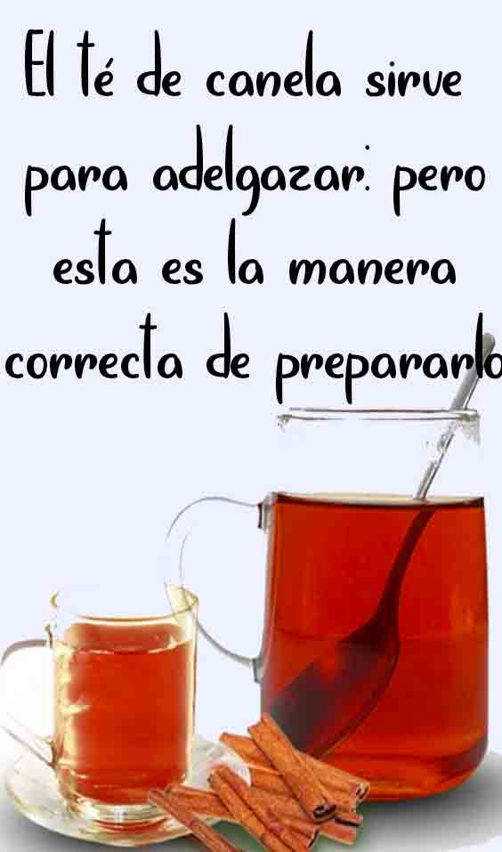 El té de canela sirve para adelgazar pero esta es la manera correcta El té de canela sirve para adelgazar pero esta es la manera correcta
