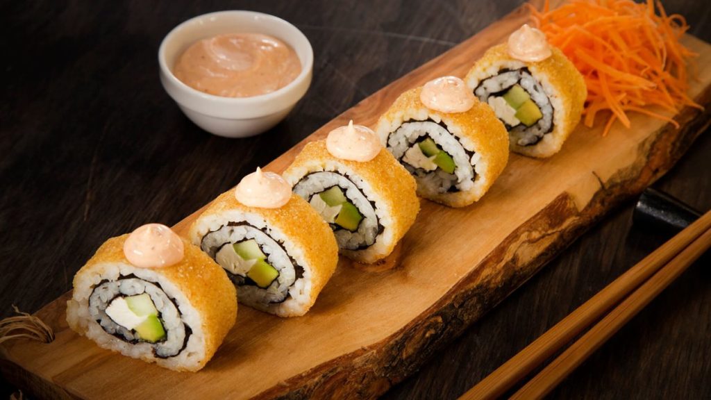 sushi empanizado